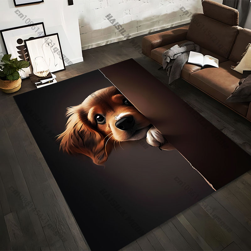 21 Sizes Curious puppy peeking - Commercial Wall Printing Machine avis et prix