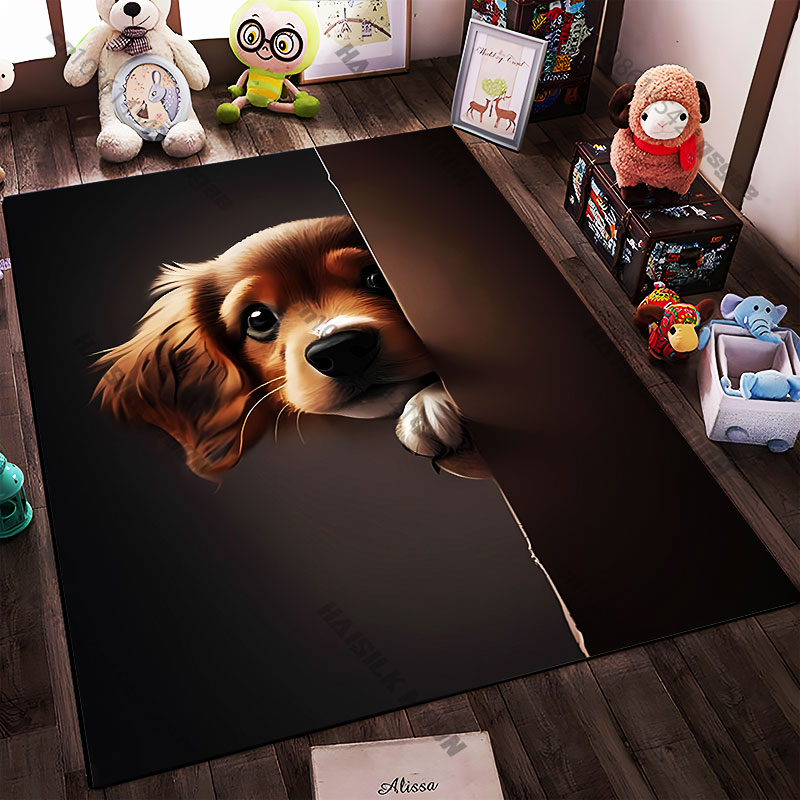 21 Sizes Curious puppy peeking - Commercial Wall Printing Machine avis et prix