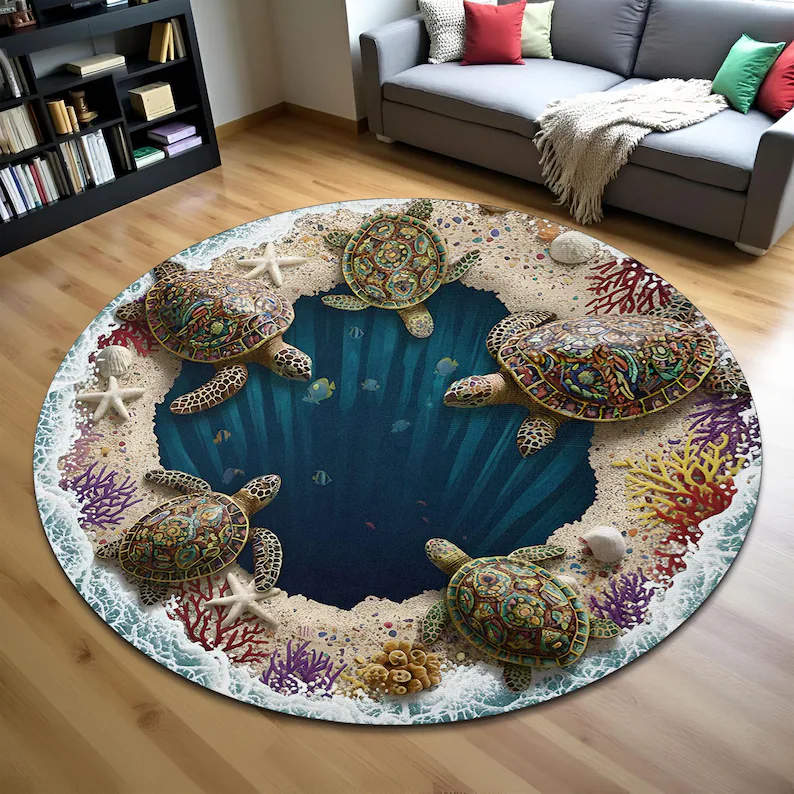 3D Mountain Hole Printed Rug M - Wholesale Commercial Printing avis et prix