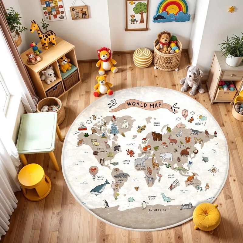  Play Round Floor Mat Animal W - Wholesale Commercial Printing avis et prix