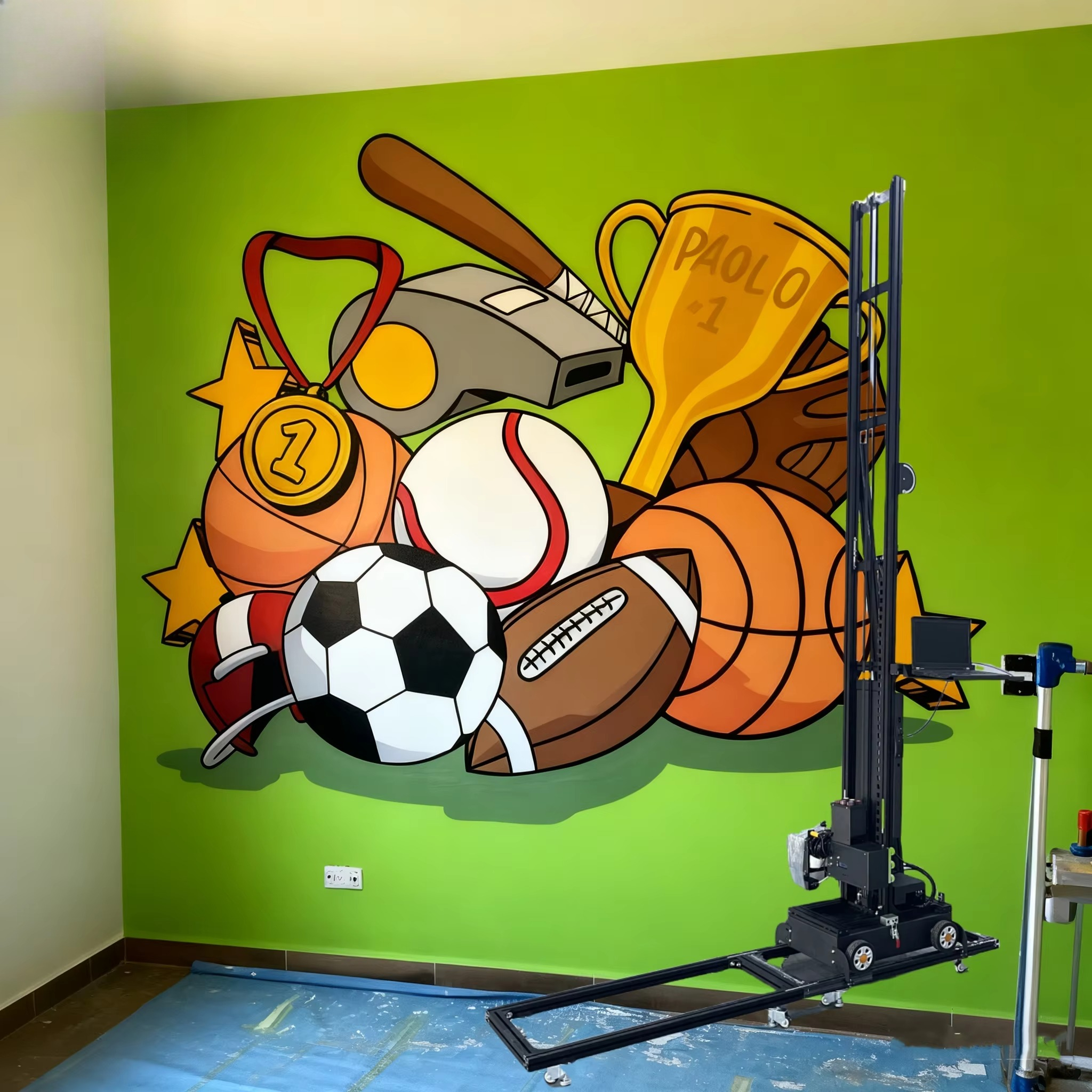 Vertical Inkjet Wall Printer 3 - Commercial Wall Printing Machine avis et prix