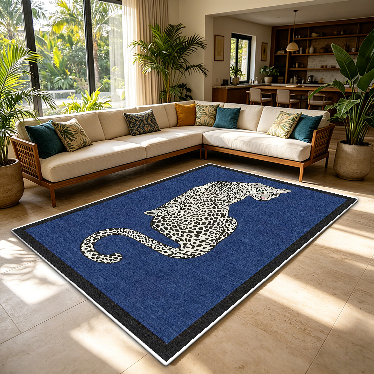 Retro Jungle Tiger Print Livin - Wholesale Commercial Printing avis et prix
