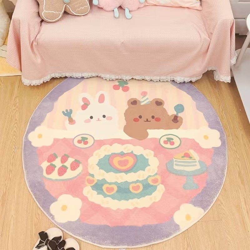 Cute Rabbit Bear Cake Print Ro - Wholesale Commercial Printing avis et prix
