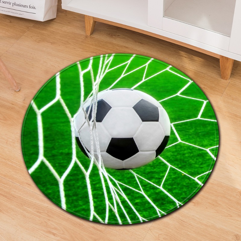 Soccer Theme Round Carpet Spor - Wholesale Commercial Printing avis et prix