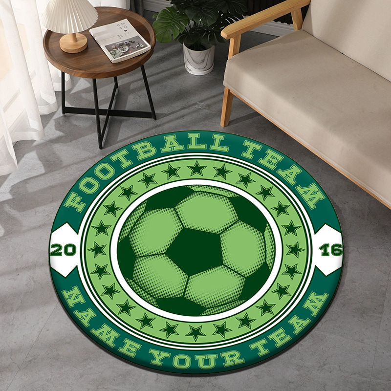 Soccer Theme Round Carpet Spor - Wholesale Commercial Printing avis et prix