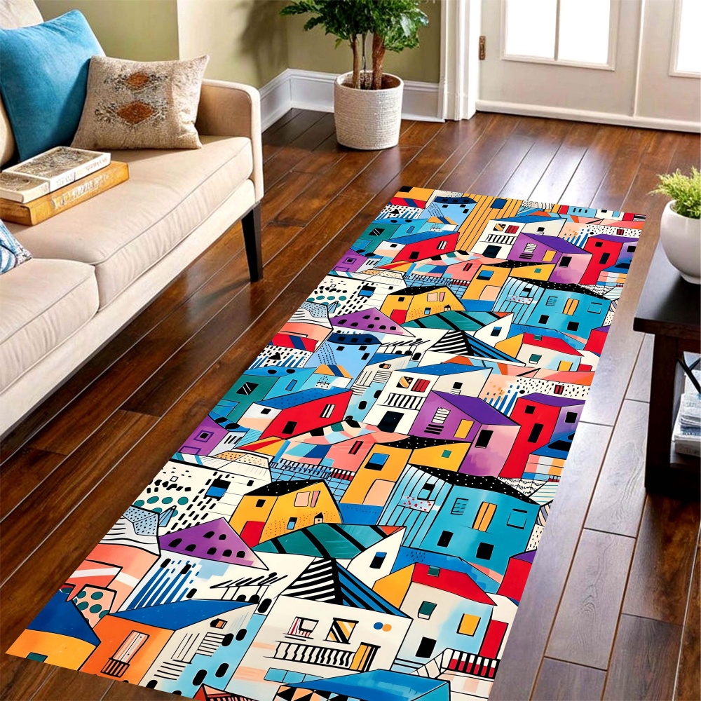 Color Cartoon Town Long Runner - Wholesale Commercial Printing avis et prix