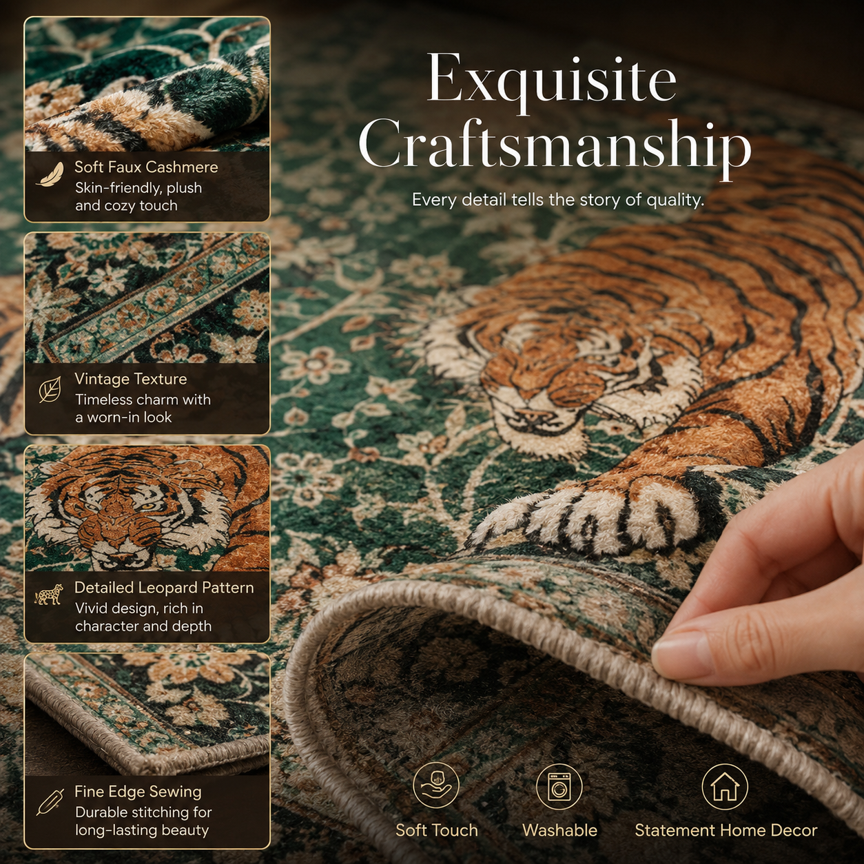 Savara Leopard Rug Luxury Anim - Wholesale Commercial Printing avis et prix